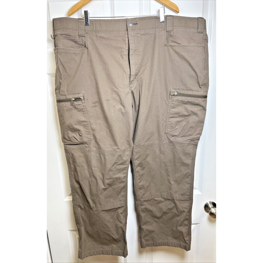 ALASKAN HARDGEAR Men's AKHG Roustabout Cargo Pants 48x30 Brown Cordura Duluth